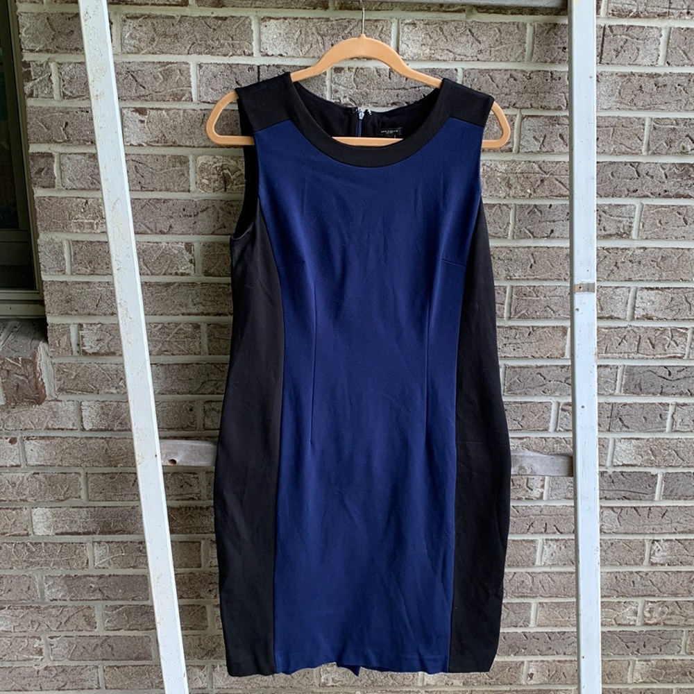 Ann Taylor Color Block knit dress size 10
